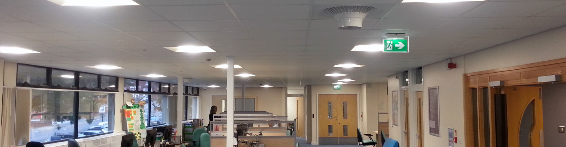 Destratification Fan System Offices 1
