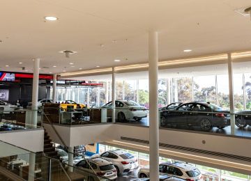 Destratification Fan System Showrooms Featured